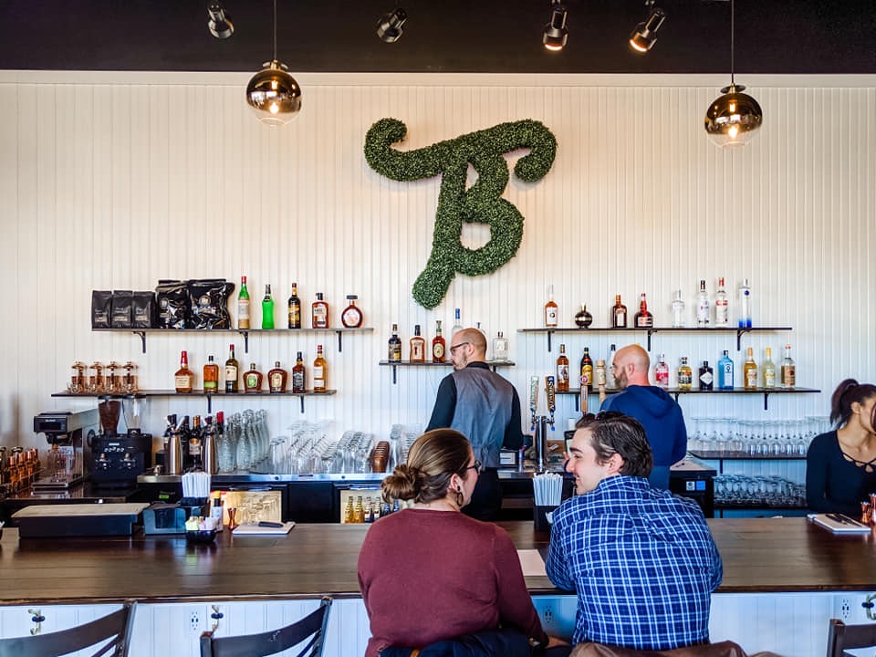 Inside Tipsy Beans Café in Williamsburg